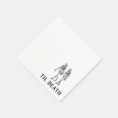 Til Death Napkins Serviette (Ecke)