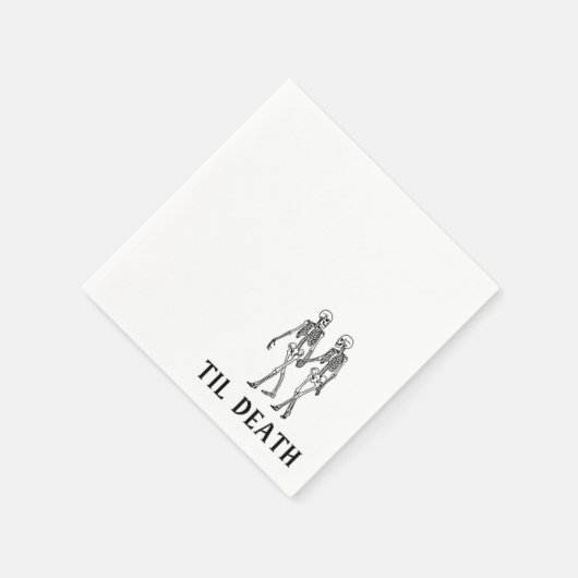 Til Death Napkins Serviette (Ecke)