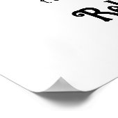 Til Death Skeletons Wedding Welcome Sign Poster (Ecke)