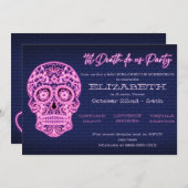 Til Death tut uns Party Einladung (Vorne/Hinten)