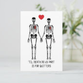 Til Tode, wir sind Teil Dankeskarte (Stehend Vorderseite)