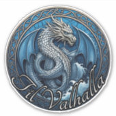 Til Valhalla Vinyl Sticker (Vorderseite)