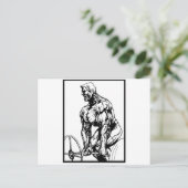 TIL' YOU PUKE BODYBUILDING LOGO POSTKARTE (Stehend Vorderseite)