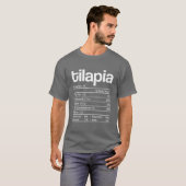 Tilapia Nutrition Fact Funny Erntedank Christma T-Shirt (Vorne ganz)