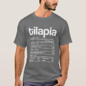 Tilapia Nutrition Fact Funny Erntedank Christma T-Shirt (Vorderseite)