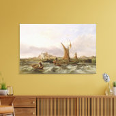 Tilbury Fort - Wind Against the Tide, 1853 (Öl Leinwanddruck (Insitu (Wohnzimmer))