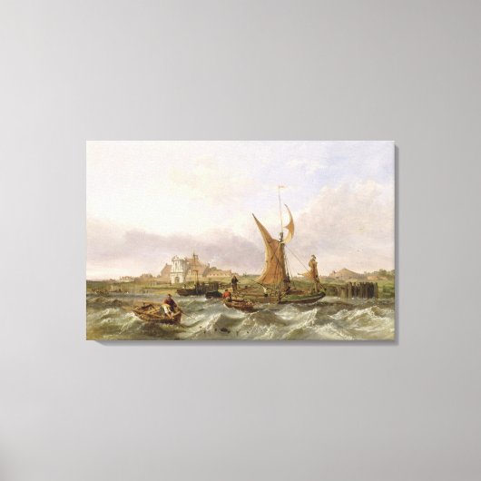 Tilbury Fort - Wind Against the Tide, 1853 (Öl Leinwanddruck (Vorderseite)