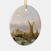 Tilbury-Fort - Wind gegen die Gezeiten, 1853 (Öl Keramikornament (Rechts)