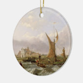 Tilbury-Fort - Wind gegen die Gezeiten, 1853 (Öl Keramikornament (Links)