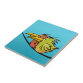 Tile, 2 Vögel auf einem Draht Fliese (Seite)