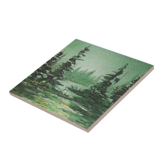 Tile Ann Hayes Painting Green Forest Fliese (Seite)