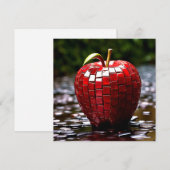 Tile Apple Feiertagskarte (Vorne/Hinten)