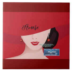 Tile Burgundy(Rouge Amore) RFPMDesign ©️ 2024 Fliese