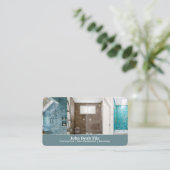 Tile Business Card Visitenkarte (Stehend Vorderseite)