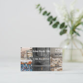 Tile Business Card Visitenkarte (Stehend Vorderseite)