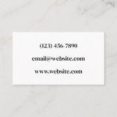 Tile Business Card Visitenkarte (Rückseite)