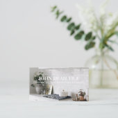 Tile Business Card Visitenkarte (Stehend Vorderseite)