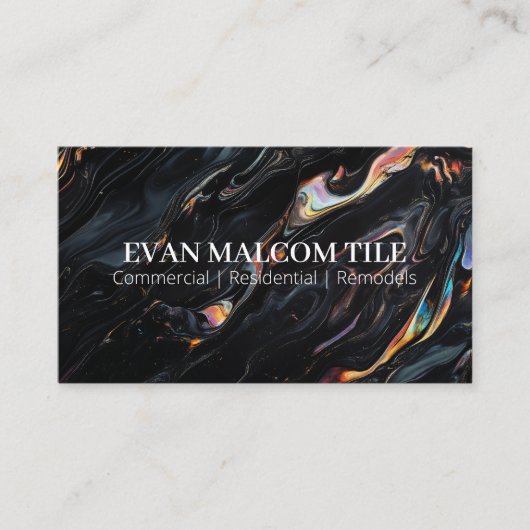 Tile Business Card Visitenkarte (Vorderseite)