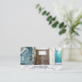 Tile Business Card Visitenkarte (Stehend Vorderseite)