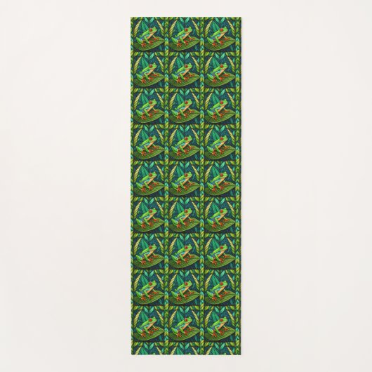 Tile design featuring small, repeating patterns  yogamatte (Vorderseite)