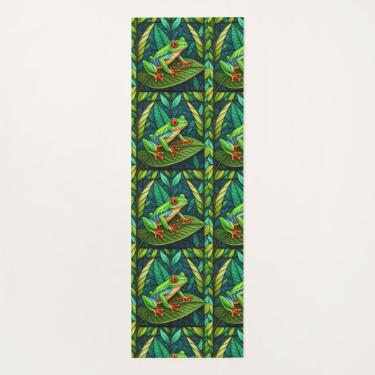 Tile design featuring small, repeating patterns  yogamatte (Rückseite)