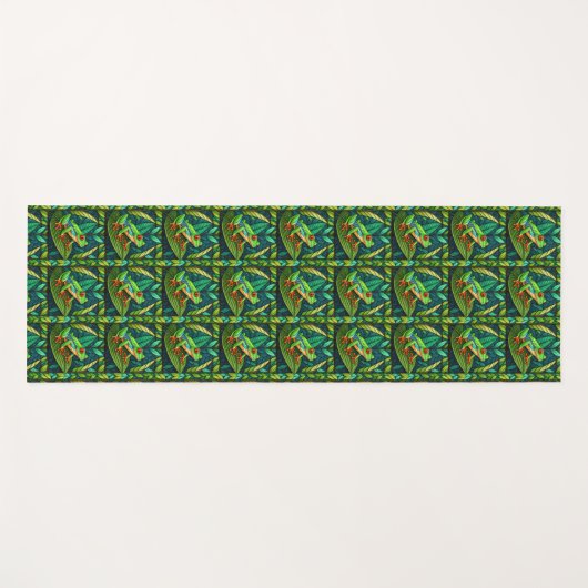 Tile design featuring small, repeating patterns  yogamatte (Vorderseite (Horizontal))