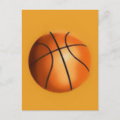 Tile Effect Basketball Postkarte (Vorderseite)