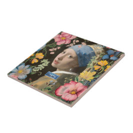 Tile Floral(Pearl Girl) RFPMDesign ©️ 2024 Fliese