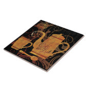 Tile Geblüht Coffee Service Café au Lait Fliese (Seite)