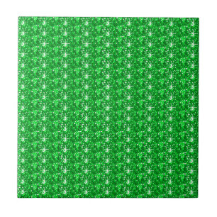 Tile Green Glitzer Fliese
