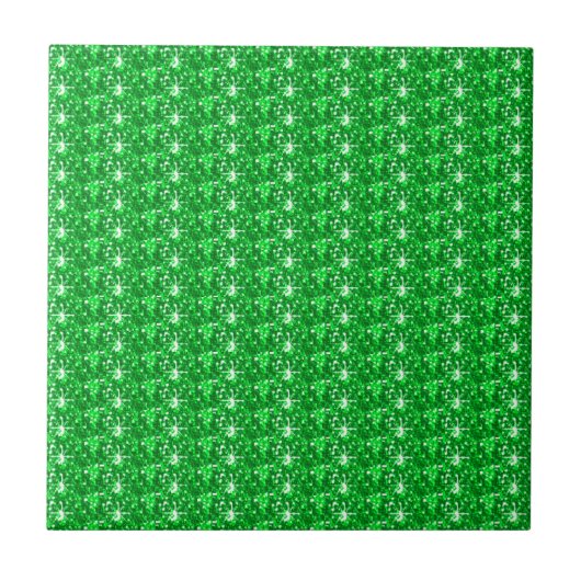 Tile Green Glitzer Fliese (Vorderseite)