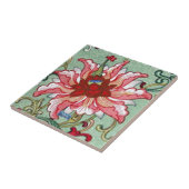 Tile (griechische Blume) RFPMDesign ©️ 2024 Fliese (Seite)