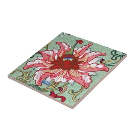 Tile (griechische Blume) RFPMDesign ©️ 2024 Fliese (Seite)