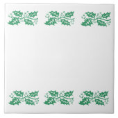 Tile - Holly Leaf Border Fliese (Vorderseite)