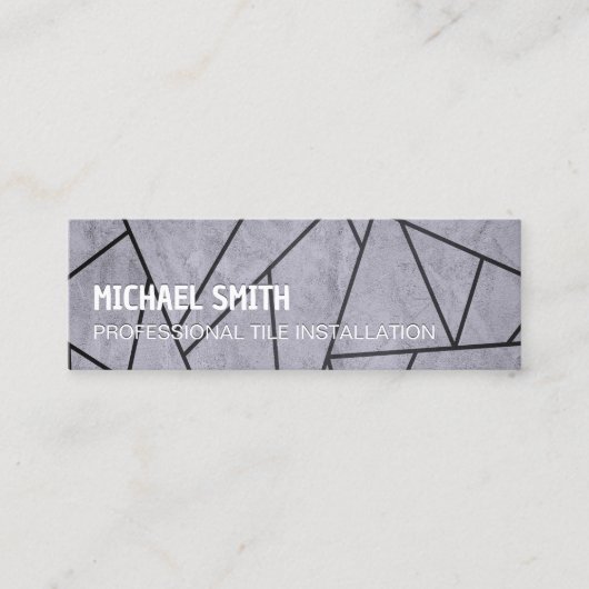Tile Installer Mini Visitenkarte (Vorderseite)