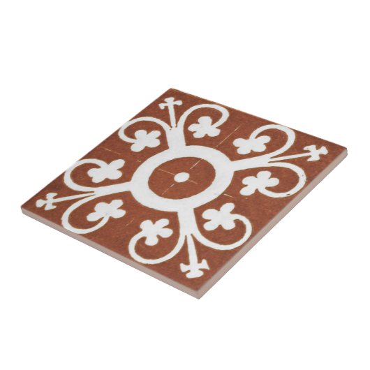 Tile Irish Keramik Art Design Red Cloue Fliese (Seite)