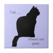 Tile - Katze ... die beste Freundin der Frau Fliese (Vorderseite)