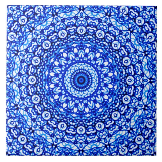 Tile Mandala Mehndi Style G403 Fliese (Vorderseite)