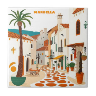 Tile Marbella Stadt Spanien Bar Wohngestaltung Fliese