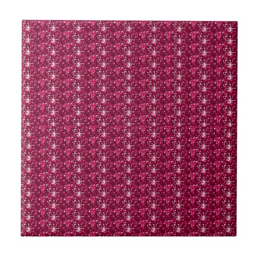 Tile Maroon Glitzer Fliese (Vorderseite)