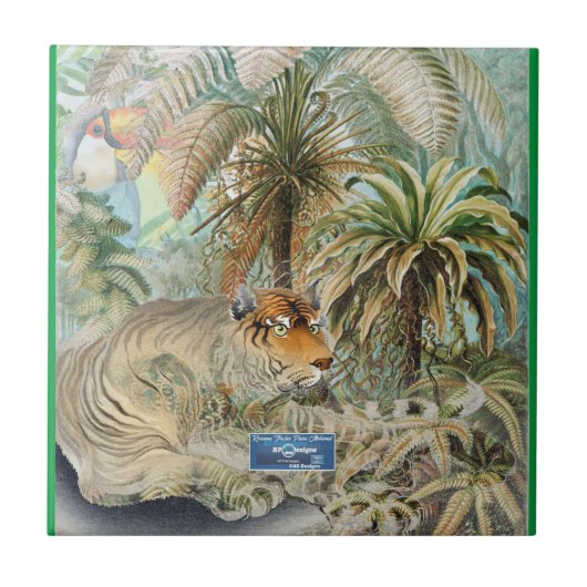 Tile Medium-Green (Jungle Fieber) RFPMDesign ©️ 20 Fliese (Vorderseite)