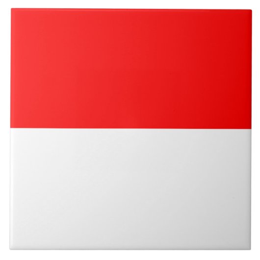 Tile mit Flagge Indonesiens Fliese (Vorderseite)