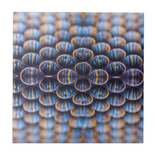 Tile mit futuristisch Abstraktem Honeycomb-Design Fliese