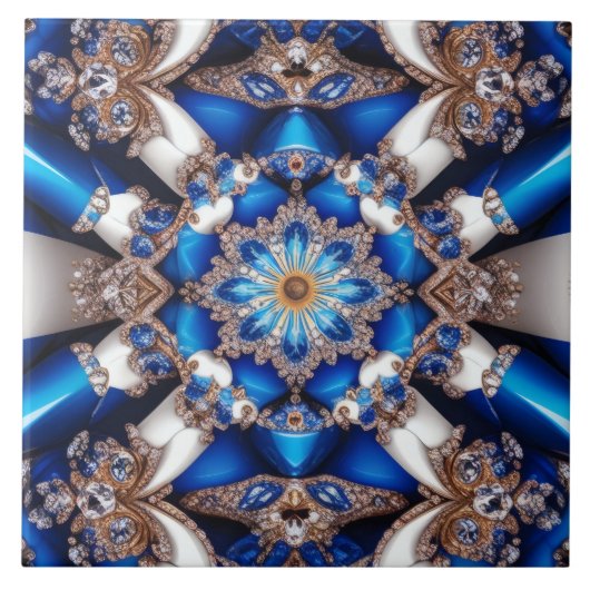 Tile mit modernem argentinischen Farben Fliese (Vorderseite)