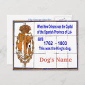 Tile Mural mit Hund Personalisiert Postkarte (Vorne/Hinten)