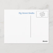 Tile Mural mit Hund Personalisiert Postkarte (Rückseite)