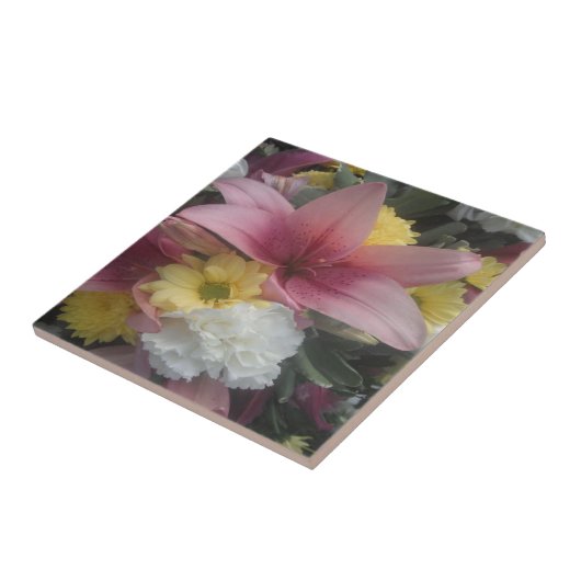 Tile Pink Lily Beauty Fliese (Seite)