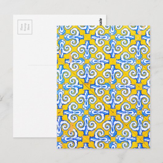 Tile Postkarte (Vorne/Hinten)