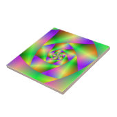 Tile Psychedelic Spiral Fliese (Seite)
