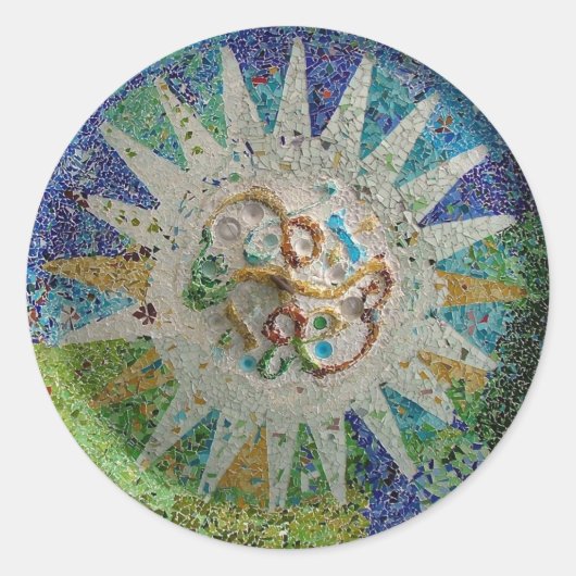 Tile Runder Aufkleber (Vorderseite)